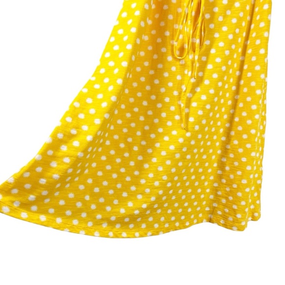 BODEN Bethany Jersey Happy Star Spot Ruffle Spring Cotton Dress Size 8 - Picture 6 of 9